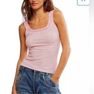 Free People Only You Pink tank